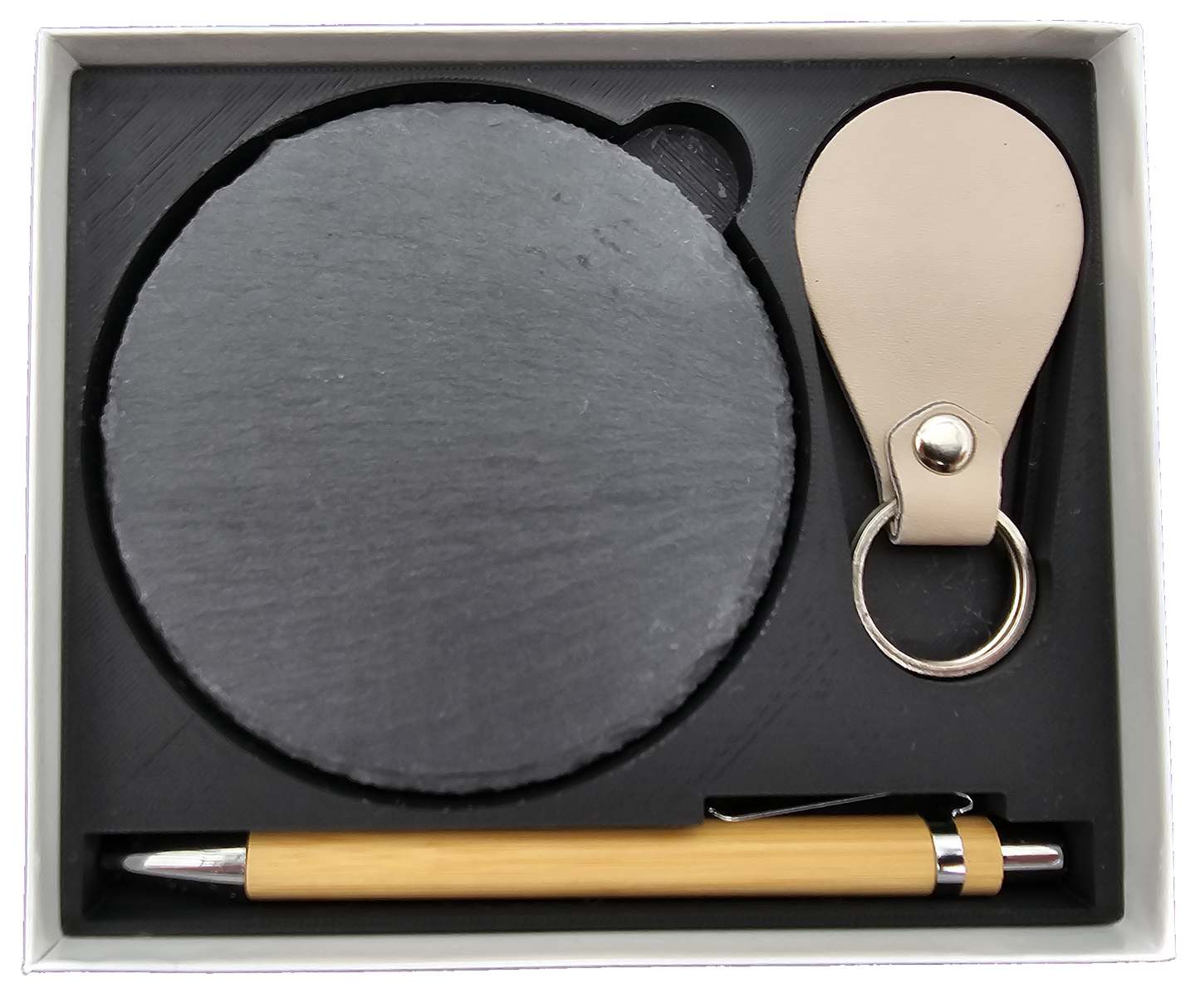 Round Slate, Pen and Key fab gift/award set Single